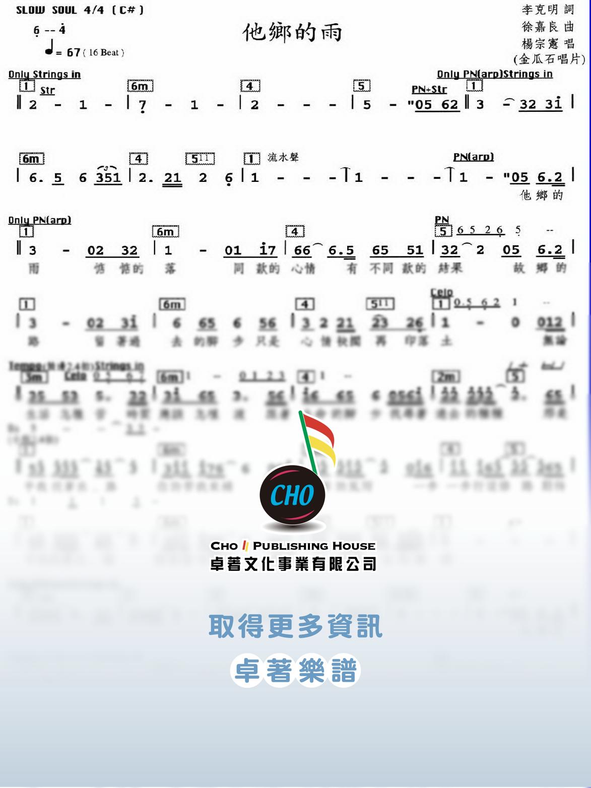 他鄉的雨